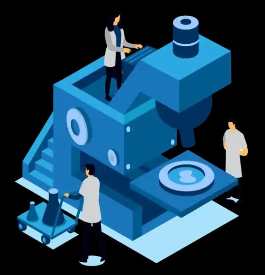 KGN SAE manufacturing facility isometric illustration